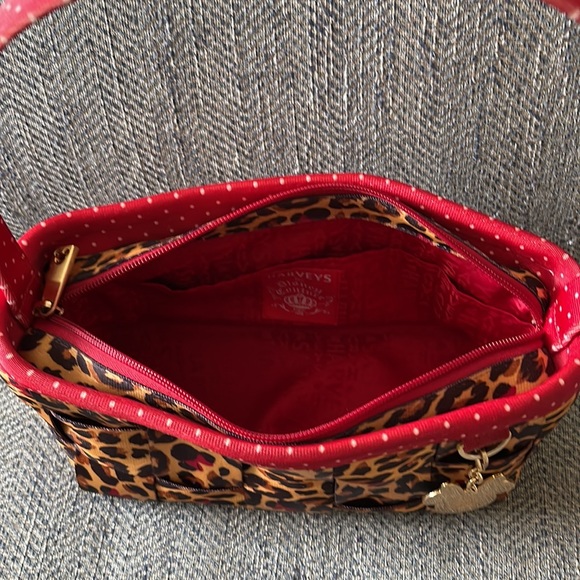 Harvey’s Disney Couture Leopard Minnie Satchel Seat Belt Bag With Wallet - Picture 8 of 8